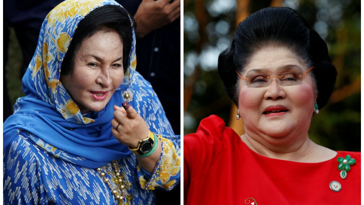Rosmah mansor pink diamond necklace