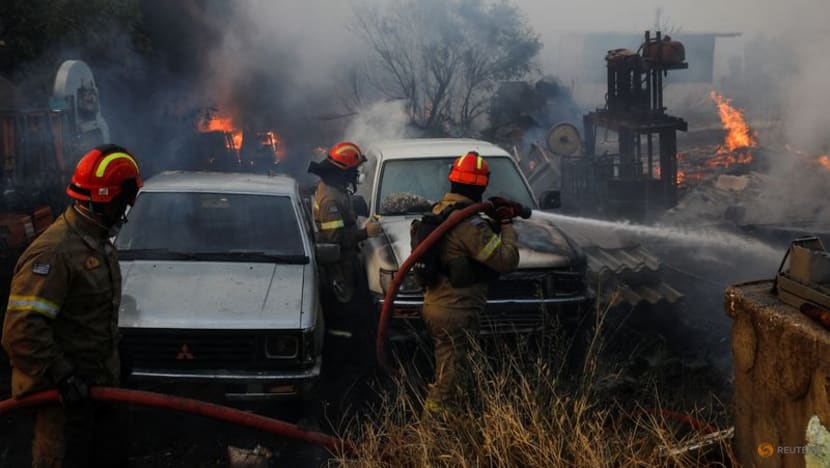 Greece tames wildfire near Athens, new blazes rage in 'tough' Mediterranean summer Greece tames wildfire near Athens, new blazes rage in 'tough' Mediterranean summer