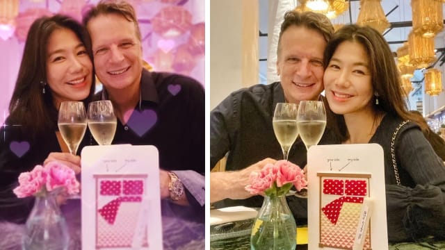李心钰喜迎结婚1周年　和老公吃娘惹餐庆祝