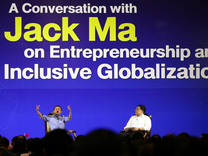 Alibaba's Jack Ma speaks in Bangkok, in October. Photo: Reuters