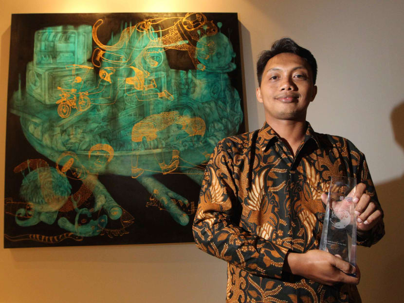 Indonesian artist clinches UOB South-east Asian Painting of the Year