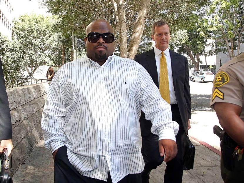 Entertainer Cee Lo Green leaves Los Angeles Superior Court after a hearing, Aug 29, 2014.  Photo: AP