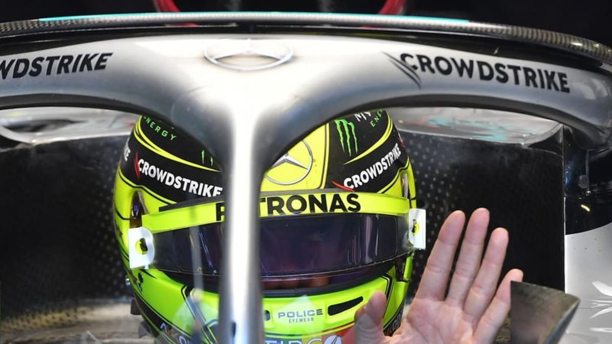 Hamilton maakt grapjes over het kijken naar zijn iPad tijdens de race in Monza
