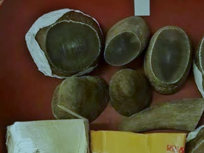 Pieces of rhino horn were found in the luggage. Photo: AVA