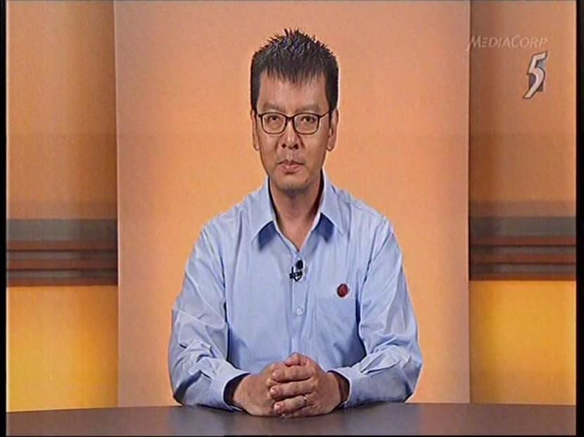 Workers' Party's Daniel Goh. PHOTO: Channel5
