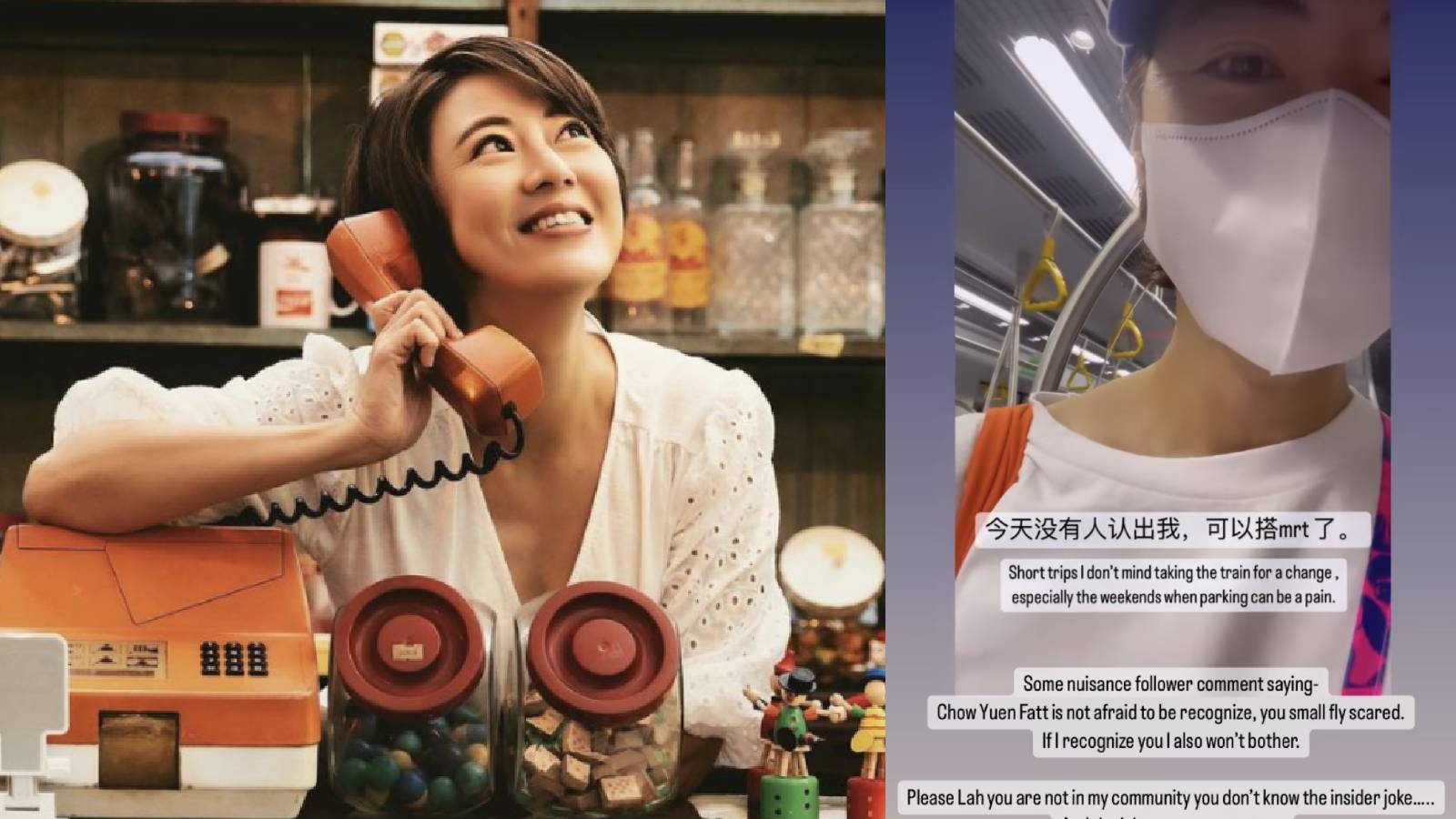 “Please Go Away”: Cynthia Koh To 'Follower' Who Says He Wouldn’t Bother Asking The Actress For A Photo If He Sees Her “Please Go Away”: Cynthia Koh To 'Follower' Who Says He Wouldn’t Bother Asking The Actress For A Photo If He Sees Her