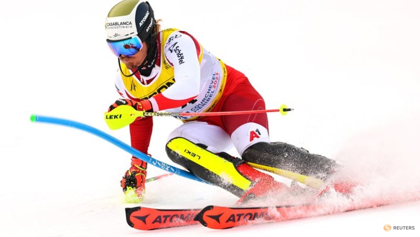 Kristoffersen wins slalom, historic silver for Greece Kristoffersen wins slalom, historic silver for Greece