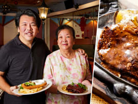 Yummy steaks with free-flow soup and drinks at retro restaurant in ‘ulu’ industrial estate 