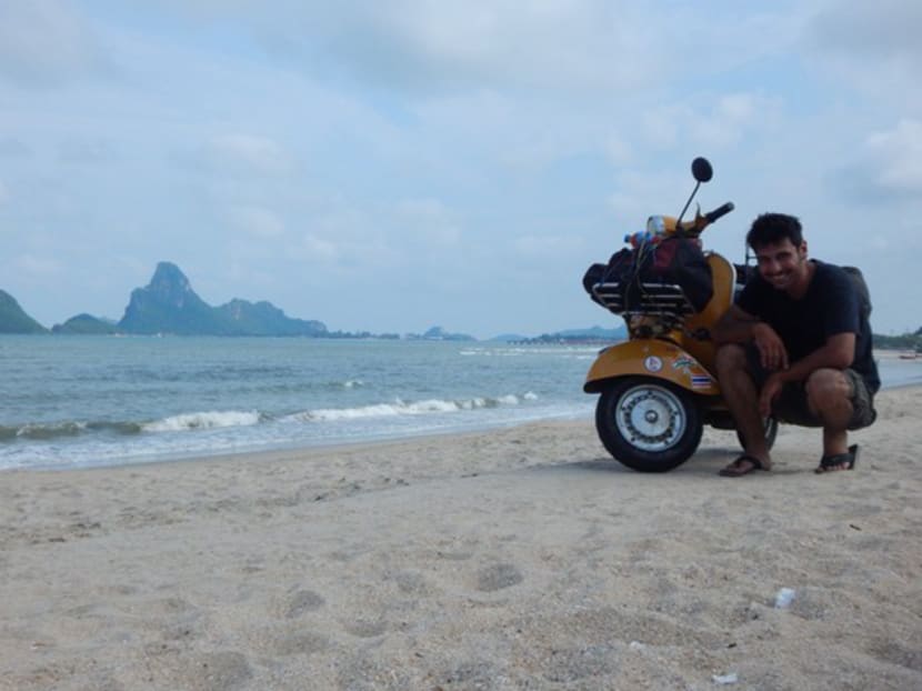 Scooting around the world on a Vespa