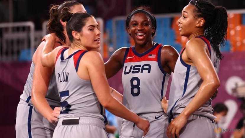 Olympics-Basketball 3x3-US women defeat ROC to claim first ...