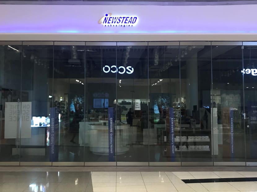 A Newstead branch at Suntec City, closed on Sunday Oct 7, 2018.