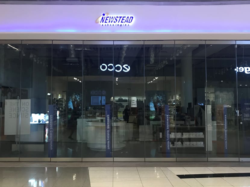 A Newstead branch at Suntec City, closed on Sunday Oct 7, 2018. A Newstead branch at Suntec City, closed on Sunday Oct 7, 2018.