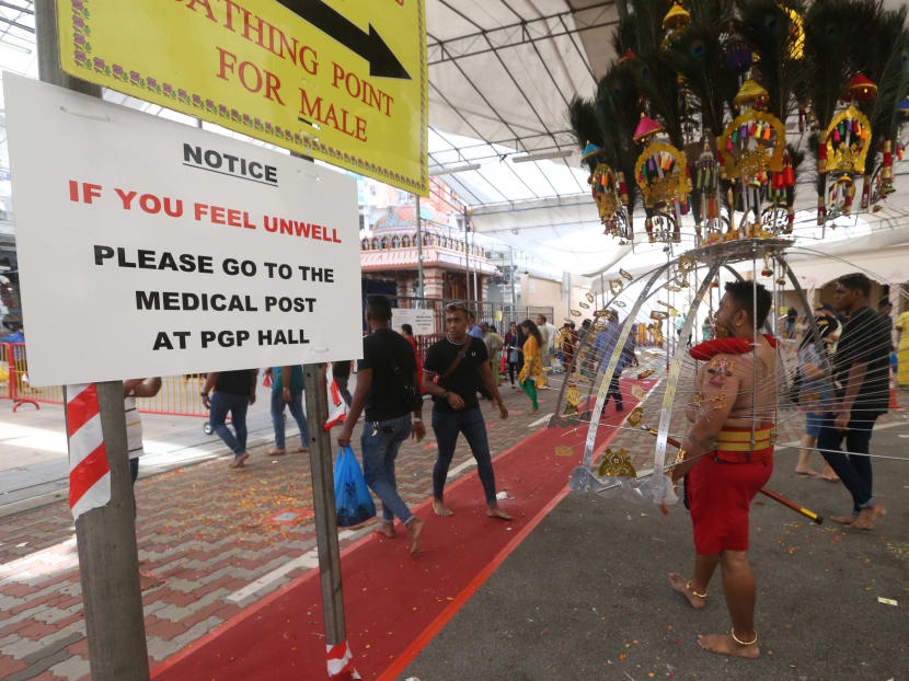 Thaipusam this year was a little different, with temperature screening machines placed at temple entrances and extra washing points added.