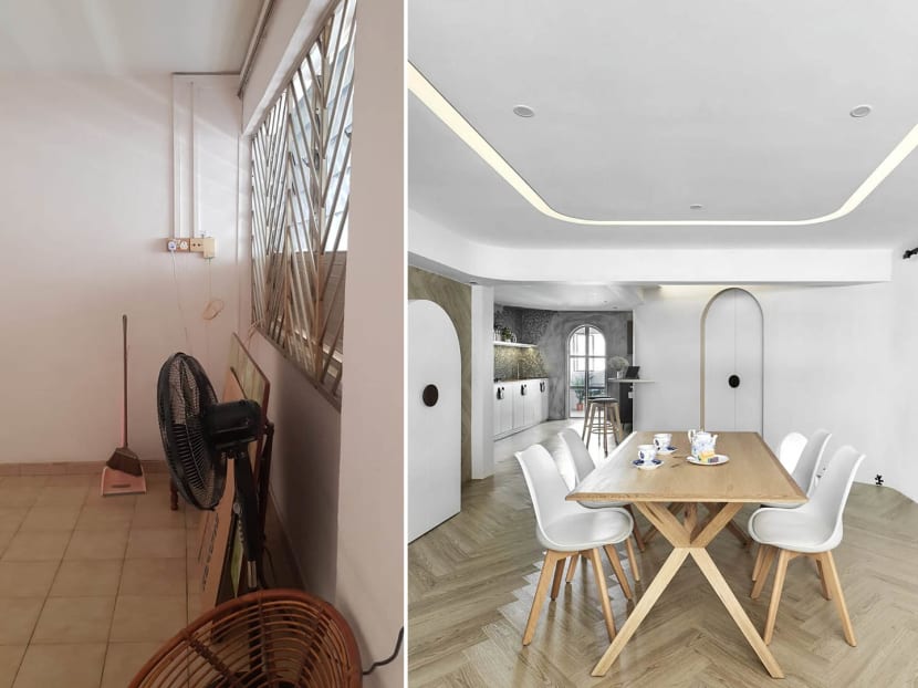 This four-room Serangoon flat has gone from the house of drab to the House of Mouse. This four-room Serangoon flat has gone from the house of drab to the House of Mouse.