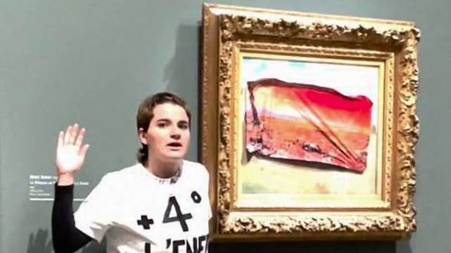Activist arrested for defacing Monet painting in Paris
