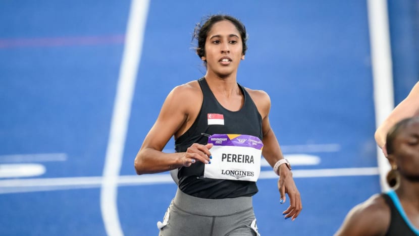 Singapore sprinter Shanti Pereira breaks 100m national record for second time in a month Singapore sprinter Shanti Pereira breaks 100m national record for second time in a month