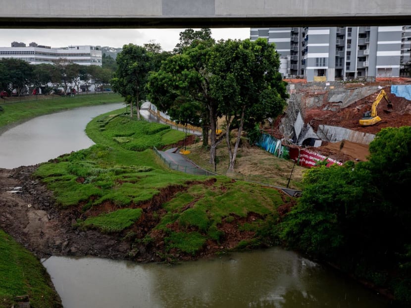 Part of Ulu Pandan park connector in Clementi closed after landslide, passer-by injured