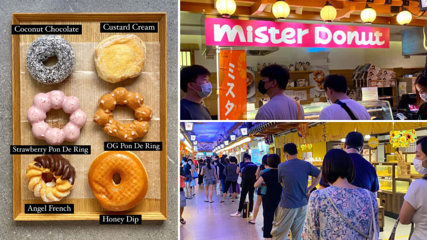 Mister Donut Launches First S’pore Pop-Up To Long Qs: Are Its Doughnuts Worth The Craze?
