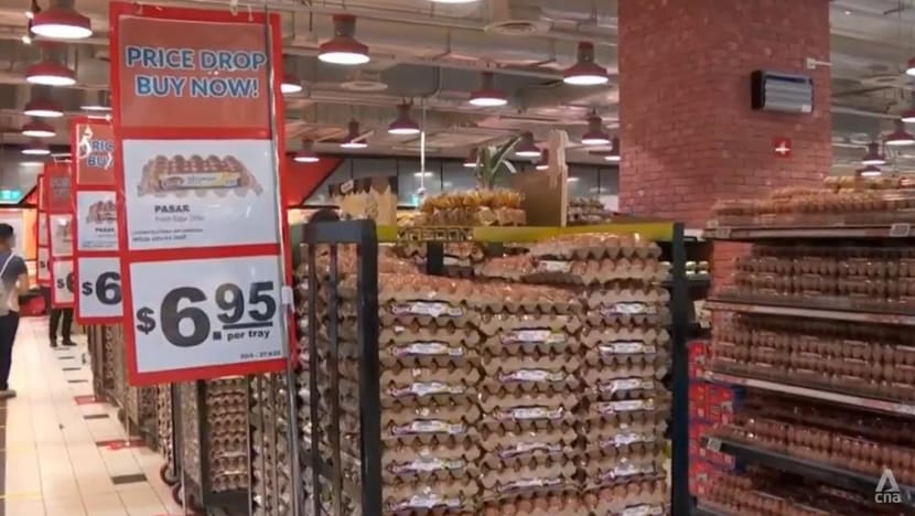 Giant, NTUC FairPrice, Sheng Siong reduce prices of eggs Giant, NTUC FairPrice, Sheng Siong reduce prices of eggs