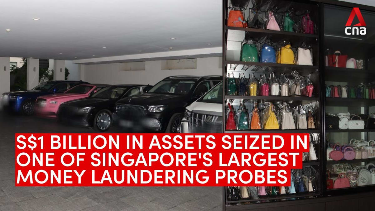 S1 billion in assets seized in one of Singapore's largest money laundering probes Video CNA