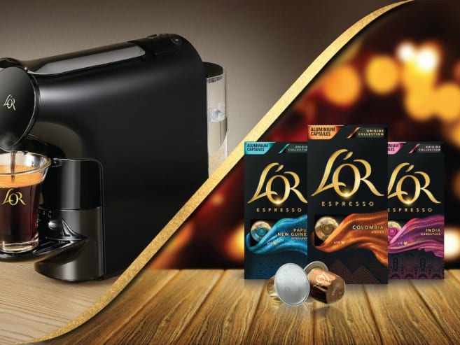 Bring the joy of coffee to your home with a special festive bundle from L’OR