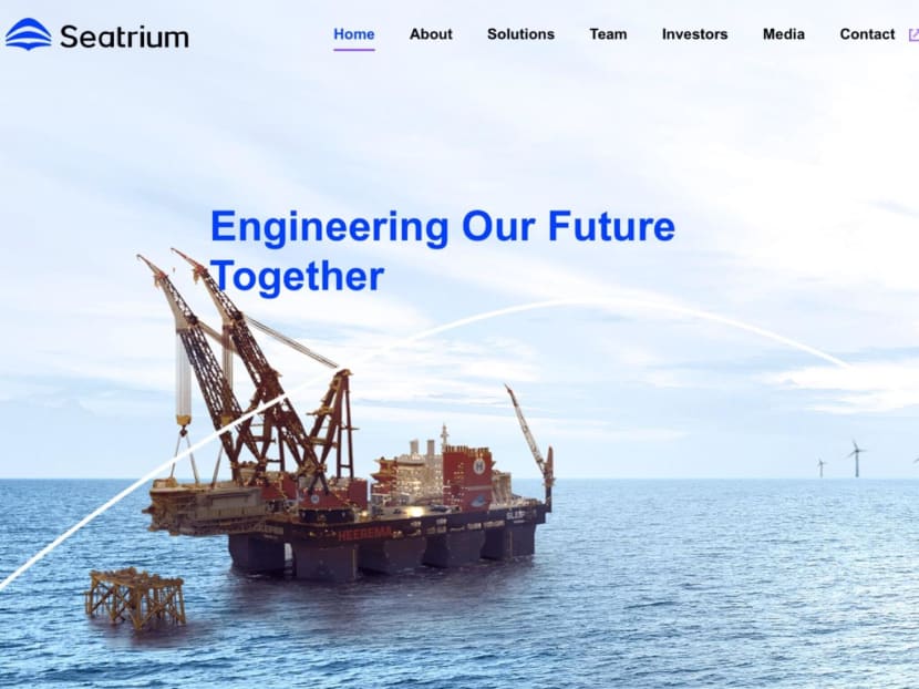 An image taken from the website of Seatrium, a Singapore-listed company formed in early 2023 by the merger of Sembcorp Marine and Keppel Offshore and Marine.