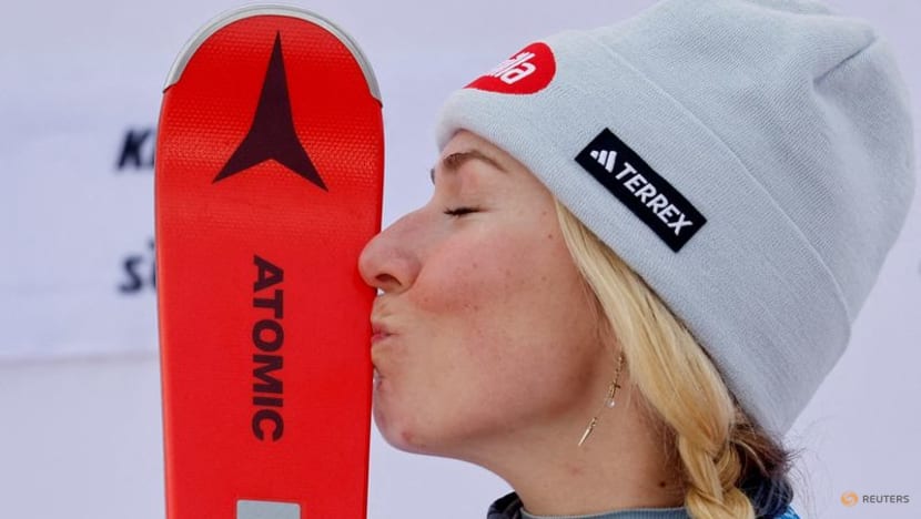 Shiffrin full of gratitude after milestone win Shiffrin full of gratitude after milestone win