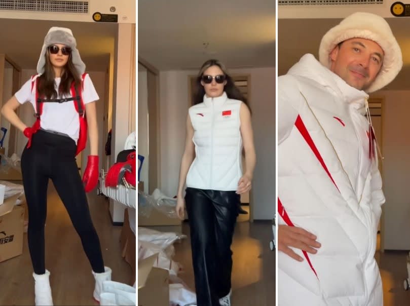 Rising ski star Eileen Gu models Chinese Olympic gear, turns Olympic Village into a catwalk