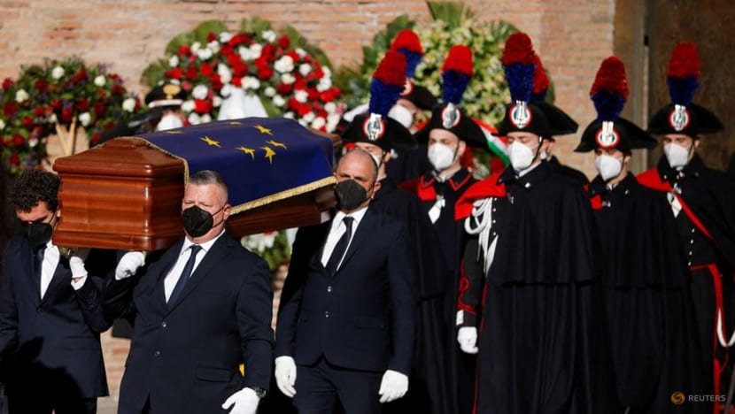 Italy bids farewell to EU parliament chief at state funeral Italy bids farewell to EU parliament chief at state funeral