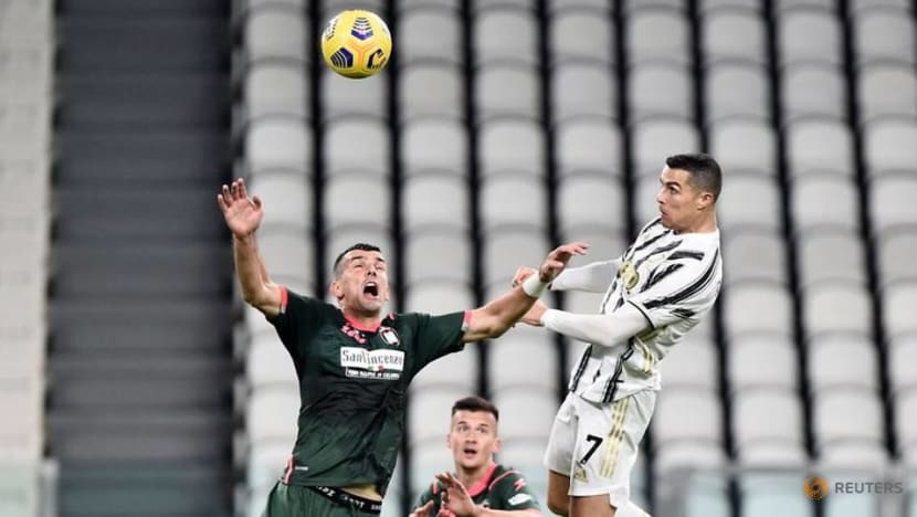 Football: Ronaldo double helps Juve cruise past Crotone to go third Football: Ronaldo double helps Juve cruise past Crotone to go third