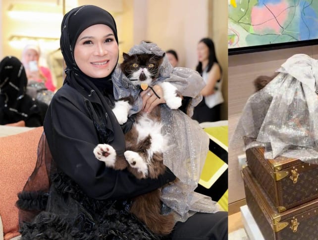 M’sian businesswoman celebrates her cat’s birthday at Louis Vuitton store