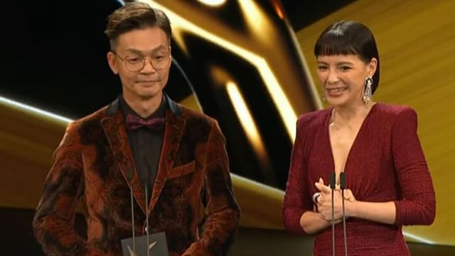 李国煌颁“最佳男主角”奖　过江龙大展搞笑本色，敢敢调侃入围者！