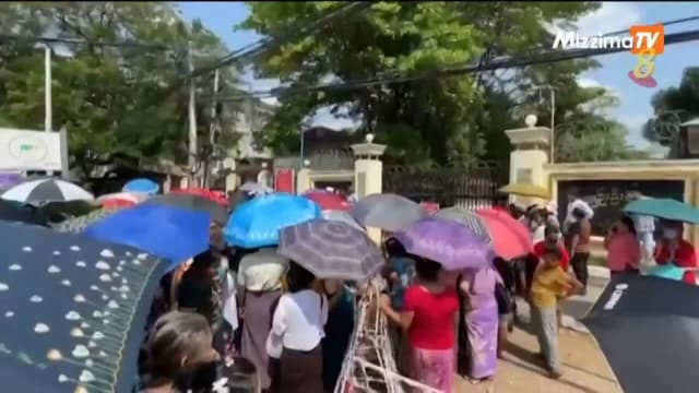 缅甸军方释放1619名囚犯 但不包括政治犯