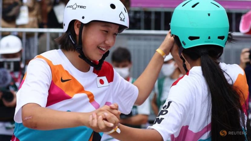 Olympics-Skateboarding-Golden generation: Japan's Nishiya leads teen skater medal rush