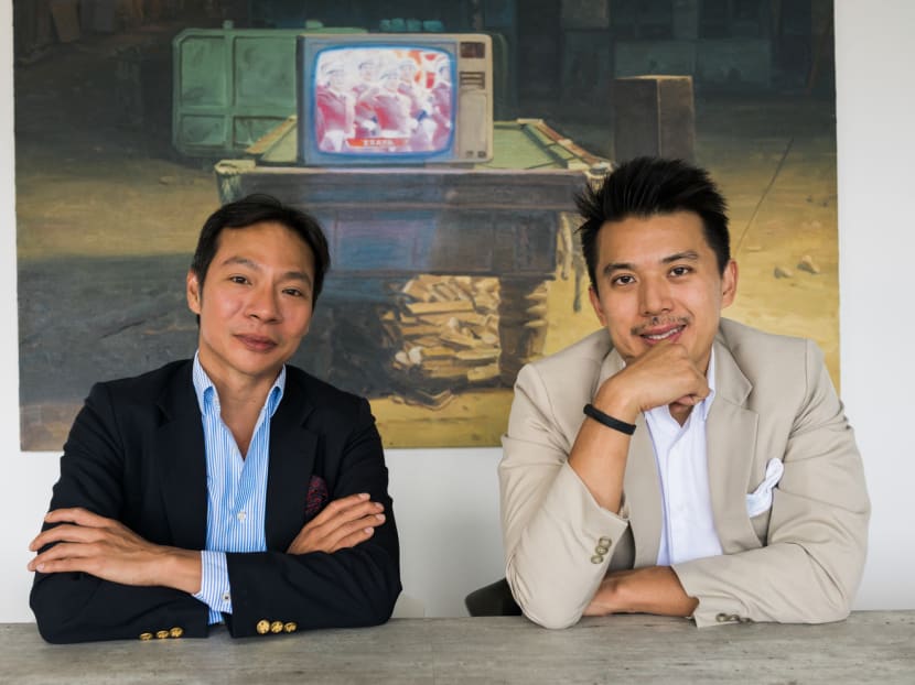 Cousins Terence Loh (left) and Nelson Loh saw the aesthetic healthcare industry as one that would not be easily replaced by the Internet and e-commerce. Photo: Novena Global Lifecare