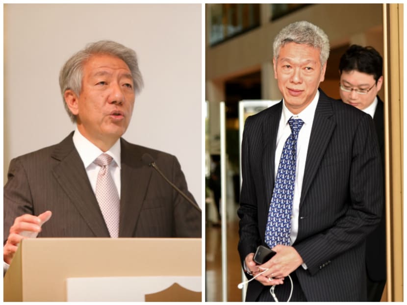 DPM Teo Chee Hean and Mr Lee Hsien Yang. Photos: TODAY, AFP