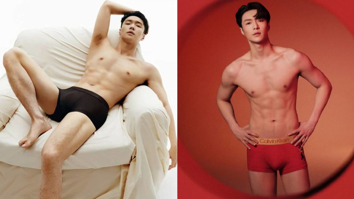 Netizens Want Lay Zhang To Reshoot His Underwear Ad 'Cos He Has Too Much  Leg Hair - TODAY