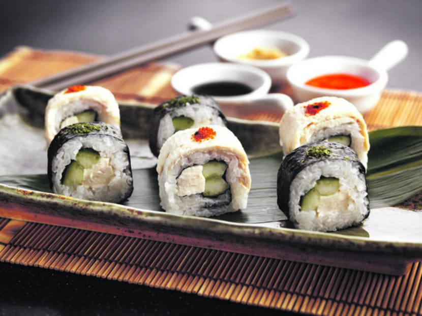 Chatterbox will be serving chicken rice sushi and maki at this year's Singapore Food Fest