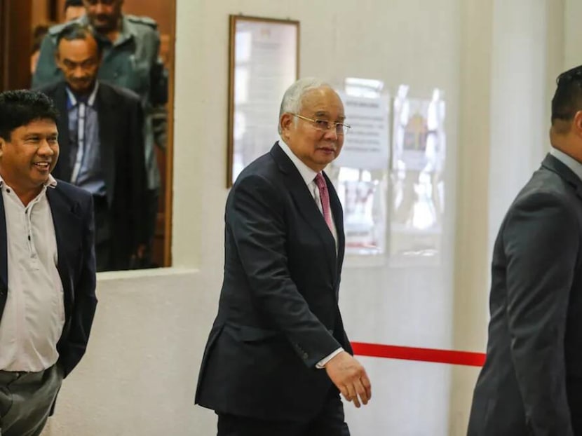Former Malaysian prime minister Datuk Seri Najib Razak is seen at the Kuala Lumpur High Court, December 4, 2019.