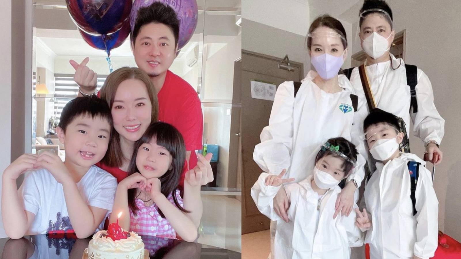 Yvonne Lim And Her Family Return To Taiwan, Dressed In PPE Suits, After 2 Months In Singapore