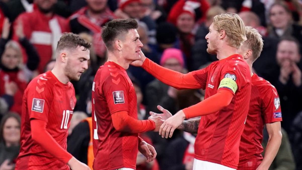 Pertahanan Denmark akhirnya dibobol saat menang 3-1 atas Faroe