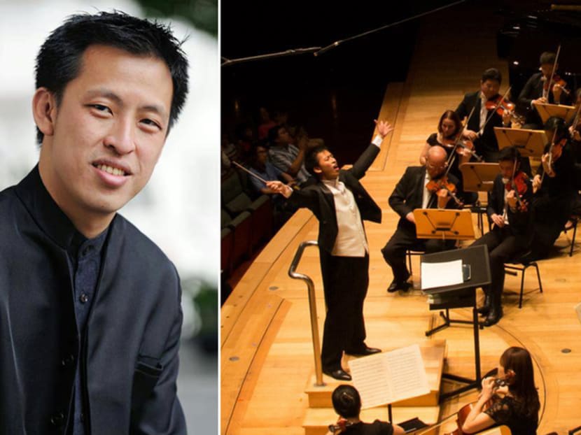 Music conductor Adrian Tan, 44, died on July 12, 2021.