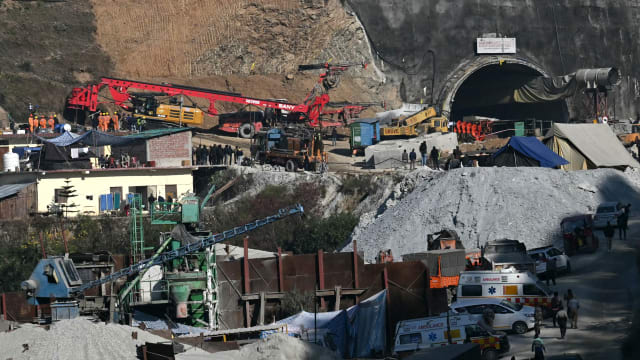 印度隧道工人救援工作再次受阻