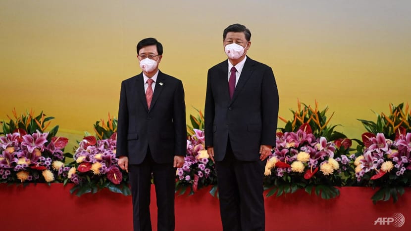 Hong Kong's former security chief John Lee sworn in as city's new leader Hong Kong's former security chief John Lee sworn in as city's new leader