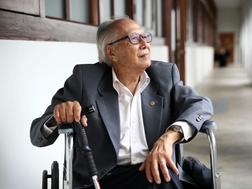 War survivor Raymon Huang at the official opening of 'Syonan Gallery: War and Its Legacies', located at the Old Ford Factory, on 15 Feb, 2017. Photo: Nuria Ling/TODAY