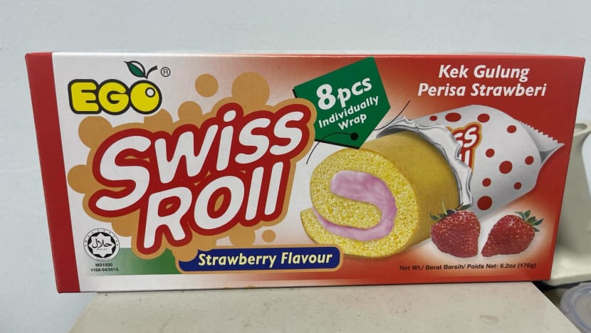 Strawberry-flavoured EGO swiss roll recalled due to high levels of sorbic acid: SFA