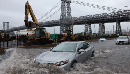 New York deluge triggers flash floods, brings chaos to subways