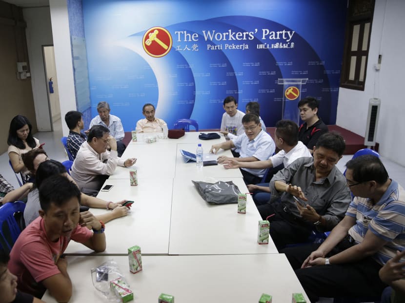 At the Workers' Party open house on July 31, 2015. Photo: Wee Teck Hian