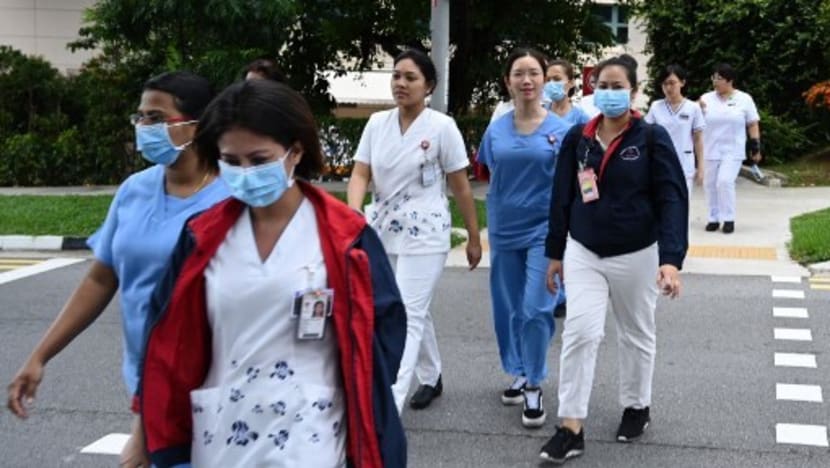 Malay-Muslim community’s 'hearts are full', says Masagos on public healthcare nurses being allowed to wear tudung Malay-Muslim community’s 'hearts are full', says Masagos on public healthcare nurses being allowed to wear tudung