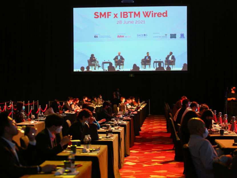 Participants at the Singapore Mice Forum x IBTM Wired event on June 28, 2021.